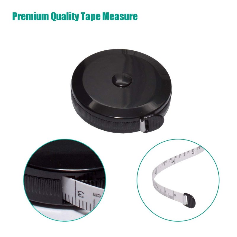 RayTour Measuring Tape for Body 60 Inch 150cm Body Tape Measure Waist Measuring Tape Tailor Cloth Fabric Measurement Tape - Image 2